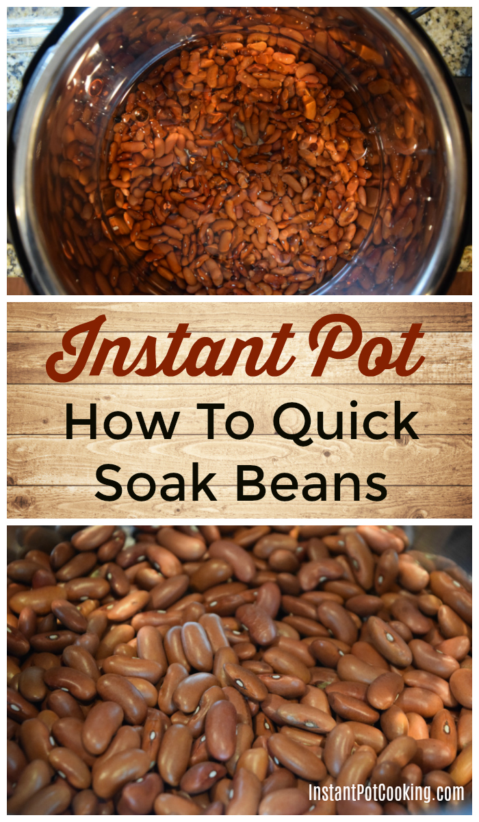 Instant Pot Quick Soak Beans