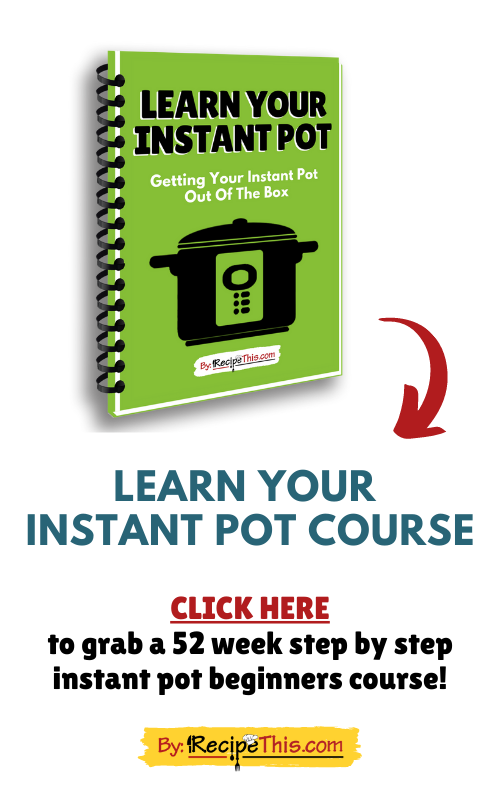 learn you instant pot course