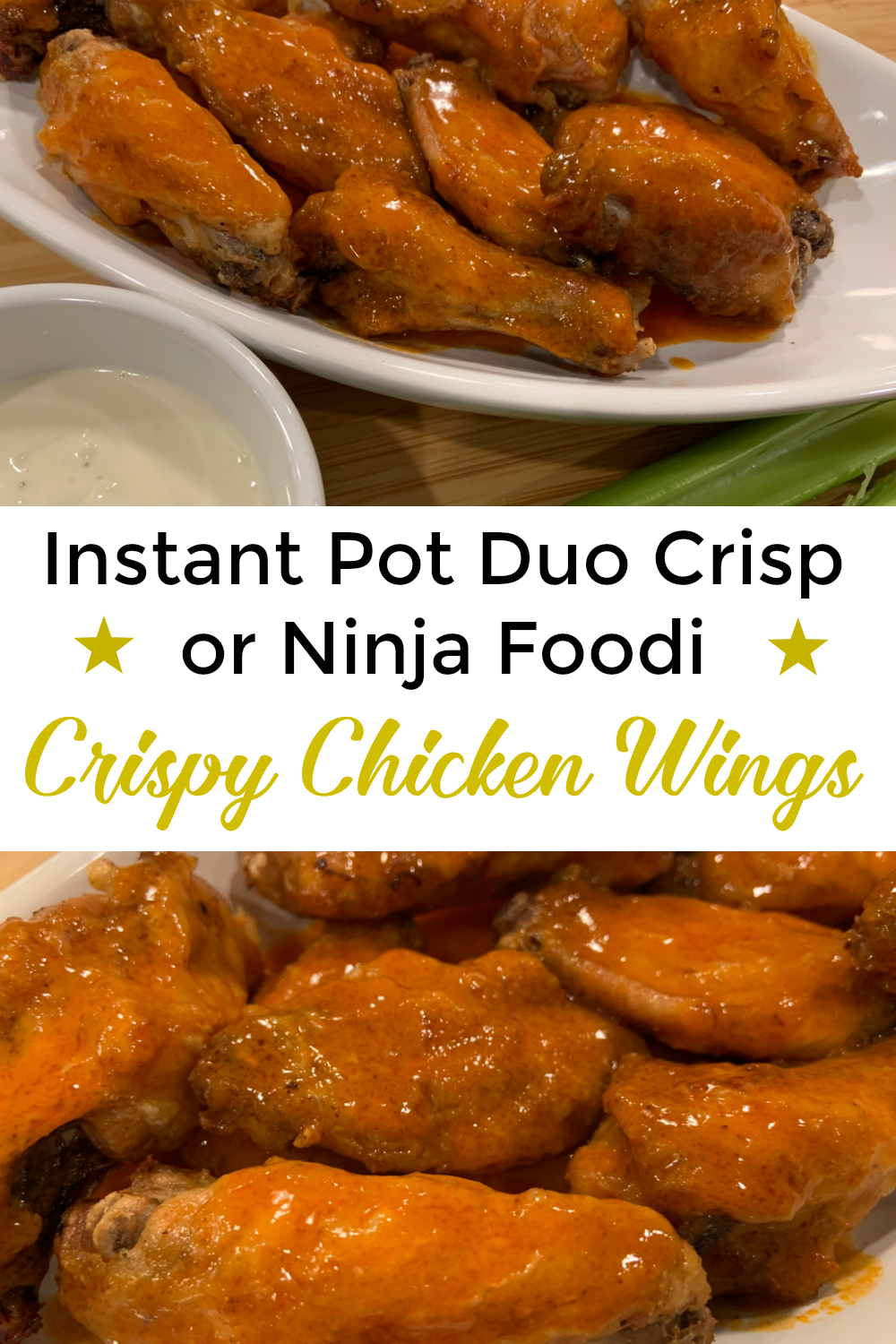 The Crispiest Instant Pot Air Fryer Lid Chicken Wings Recipe 